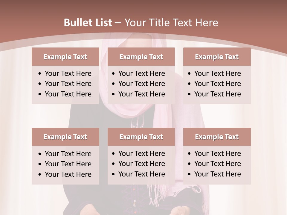 Woman Muslim Quran PowerPoint Template