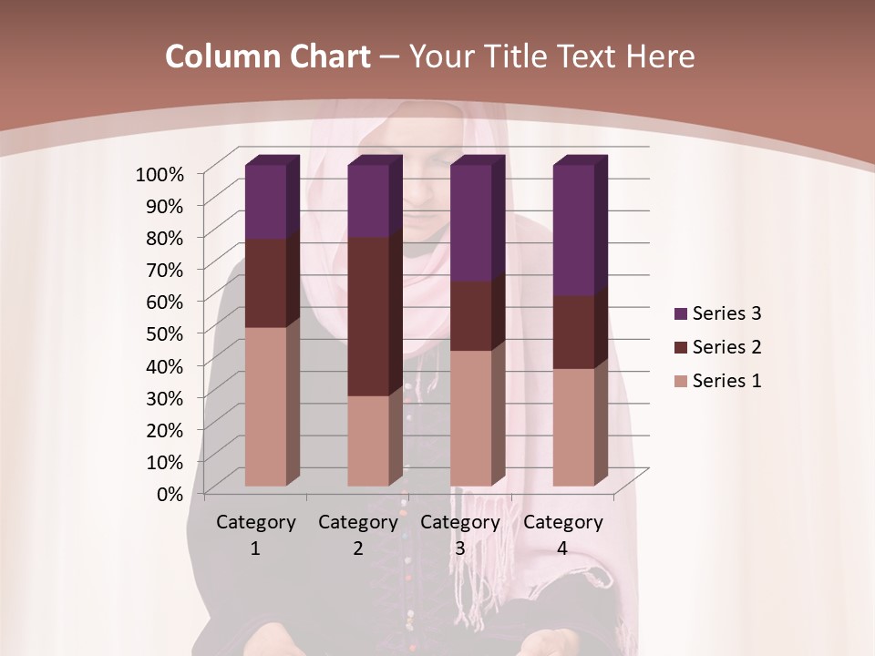 Woman Muslim Quran PowerPoint Template