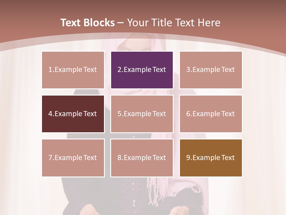 Woman Muslim Quran PowerPoint Template