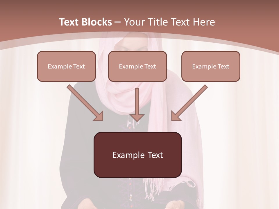 Woman Muslim Quran PowerPoint Template