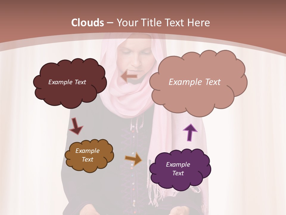 Woman Muslim Quran PowerPoint Template