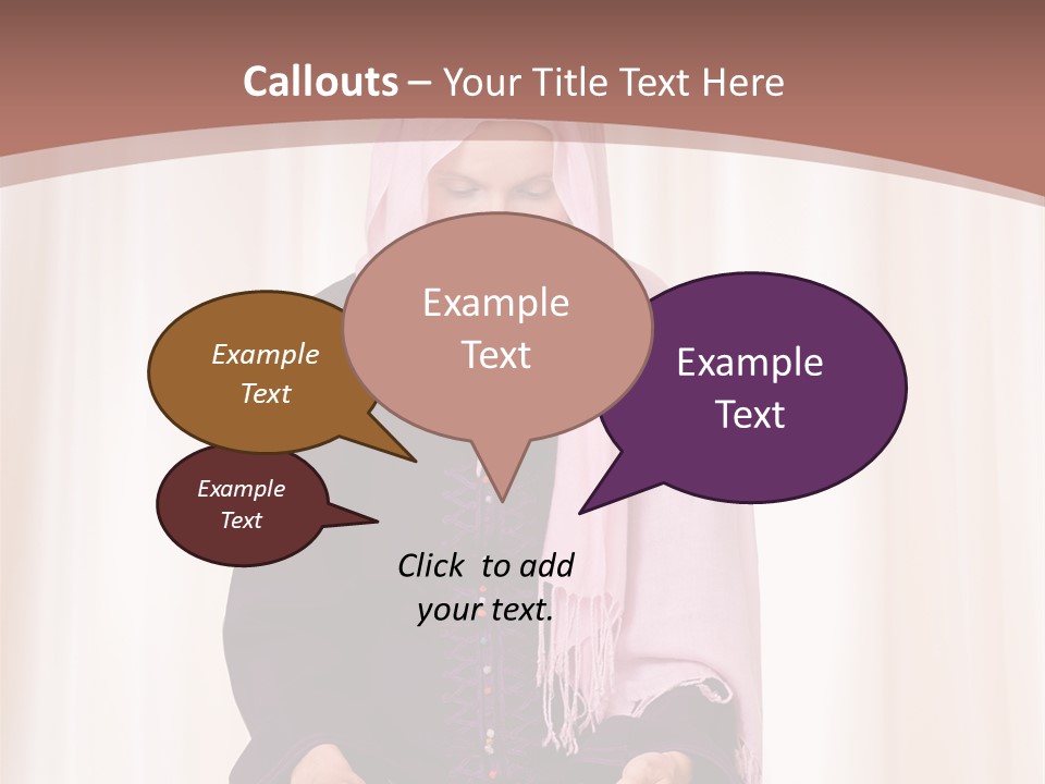 Woman Muslim Quran PowerPoint Template