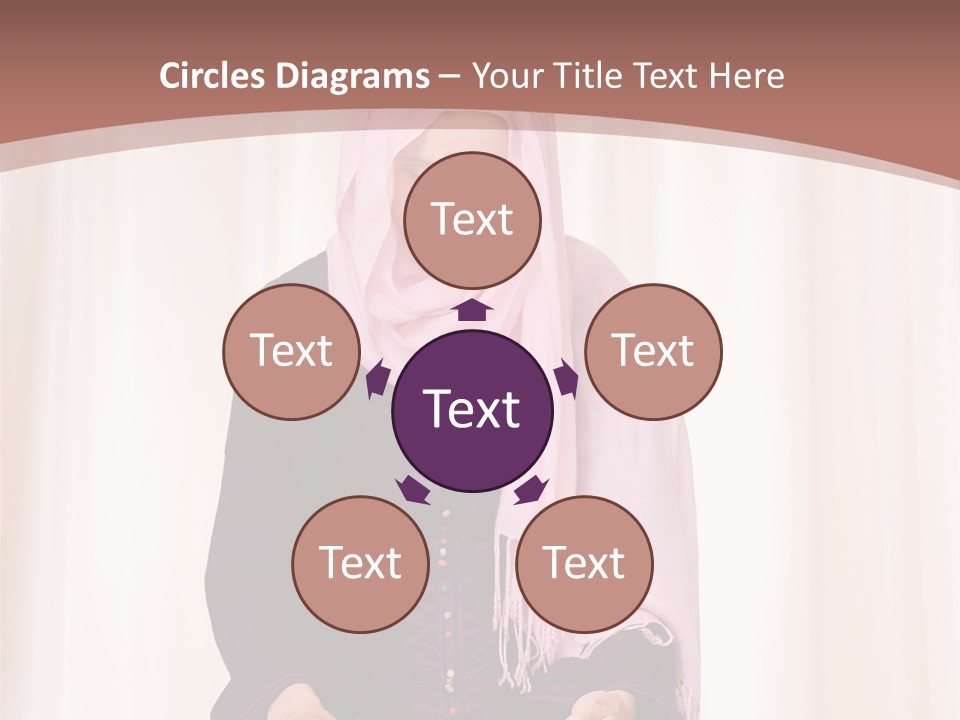 Woman Muslim Quran PowerPoint Template