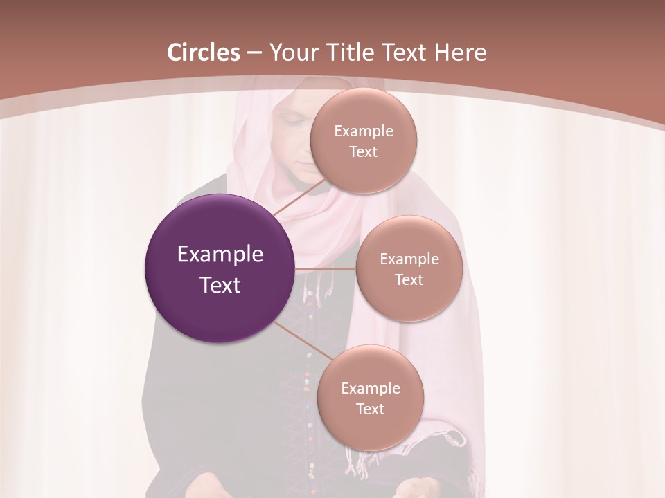 Woman Muslim Quran PowerPoint Template