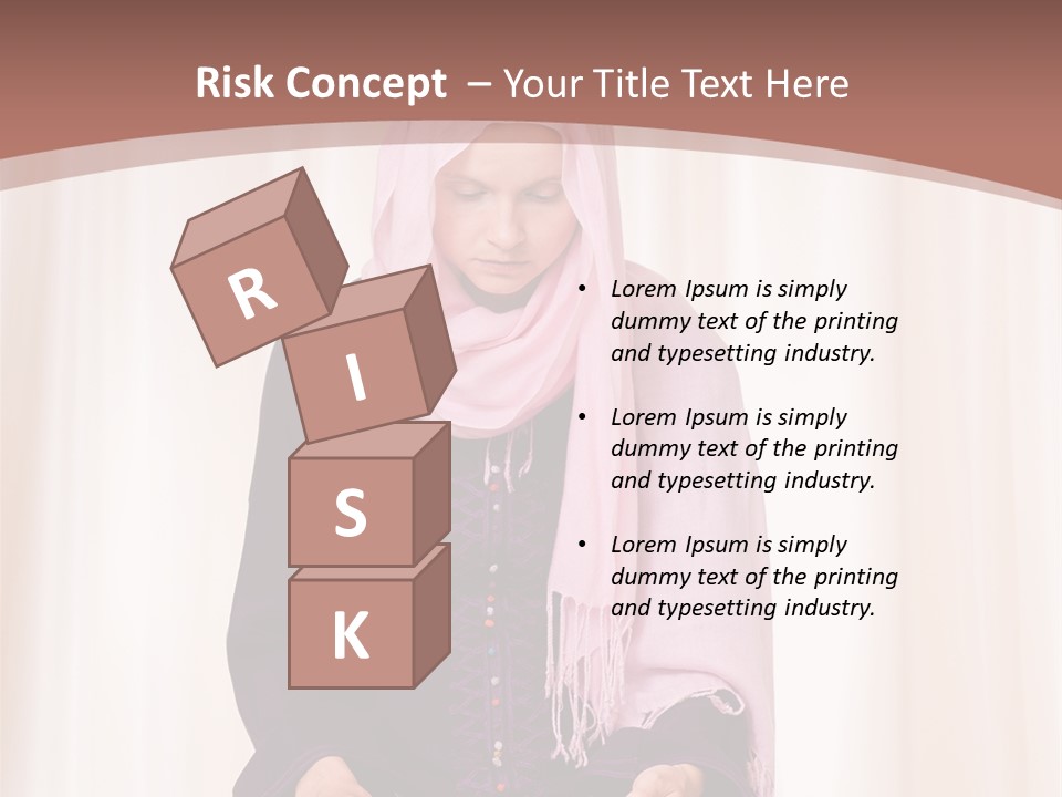 Woman Muslim Quran PowerPoint Template