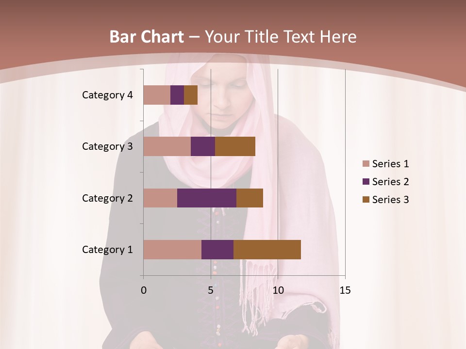 Woman Muslim Quran PowerPoint Template