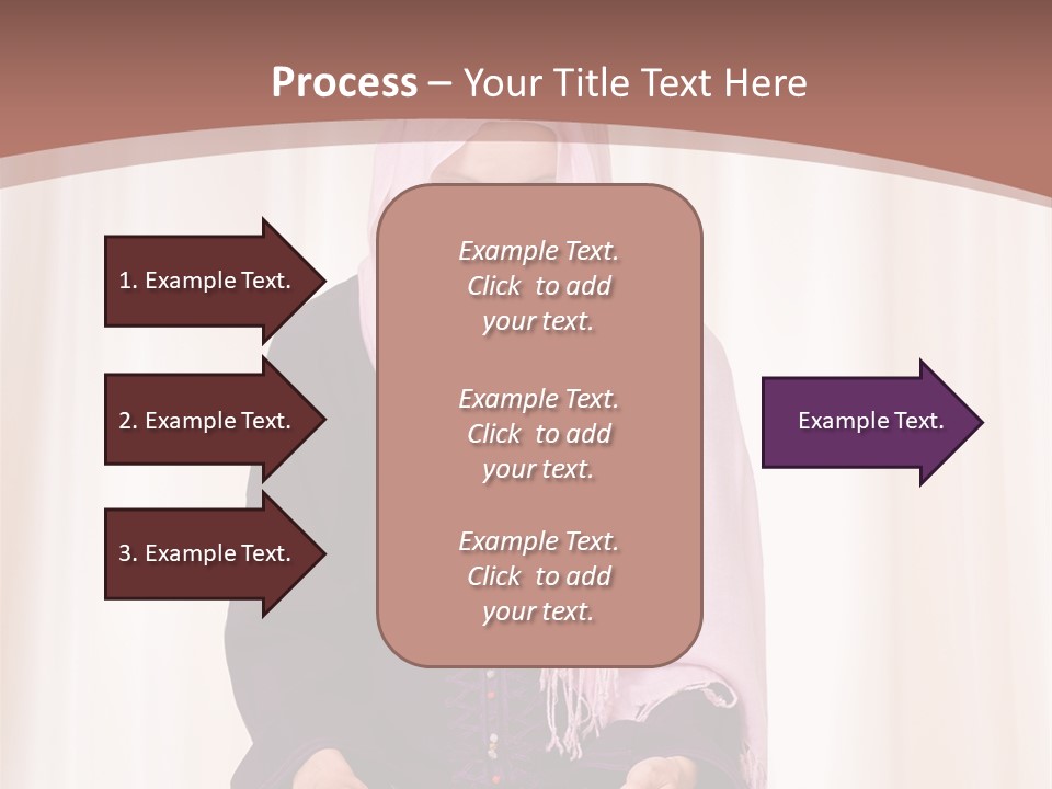 Woman Muslim Quran PowerPoint Template