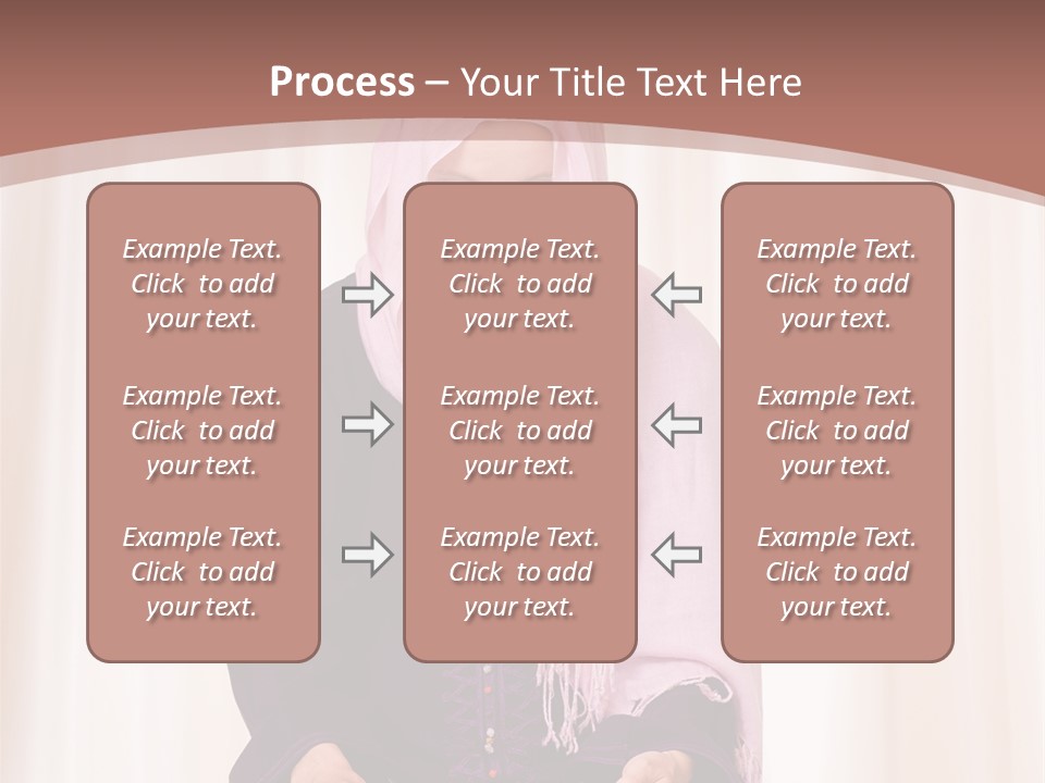 Woman Muslim Quran PowerPoint Template