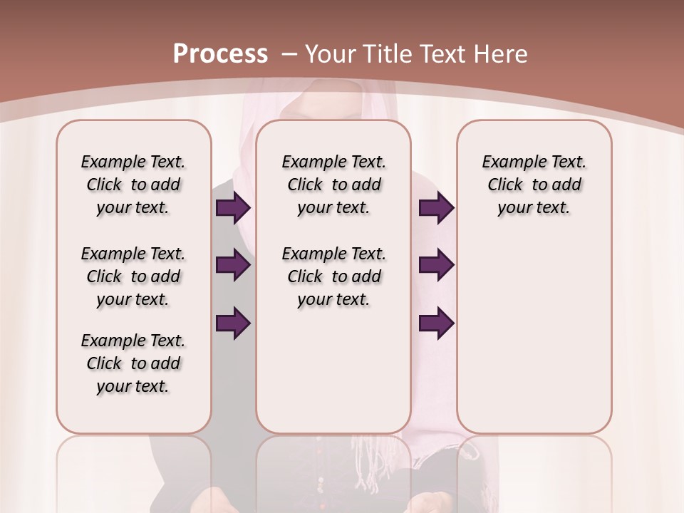 Woman Muslim Quran PowerPoint Template