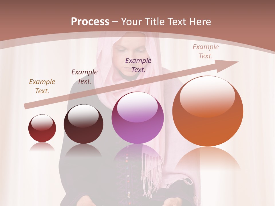 Woman Muslim Quran PowerPoint Template