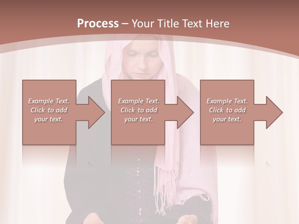 Woman Muslim Quran PowerPoint Template