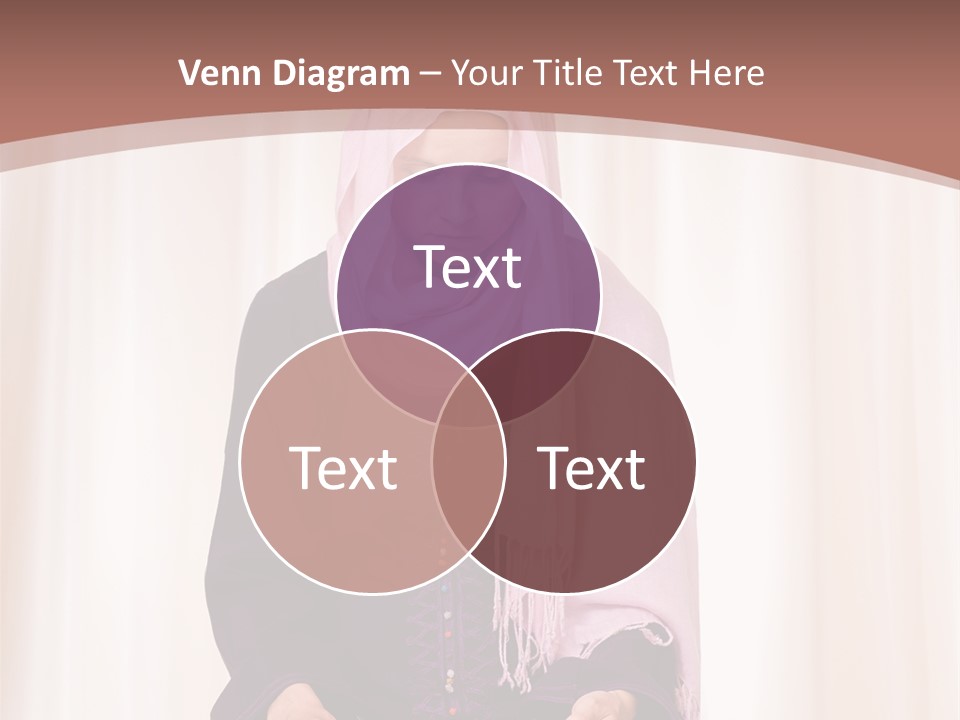 Woman Muslim Quran PowerPoint Template