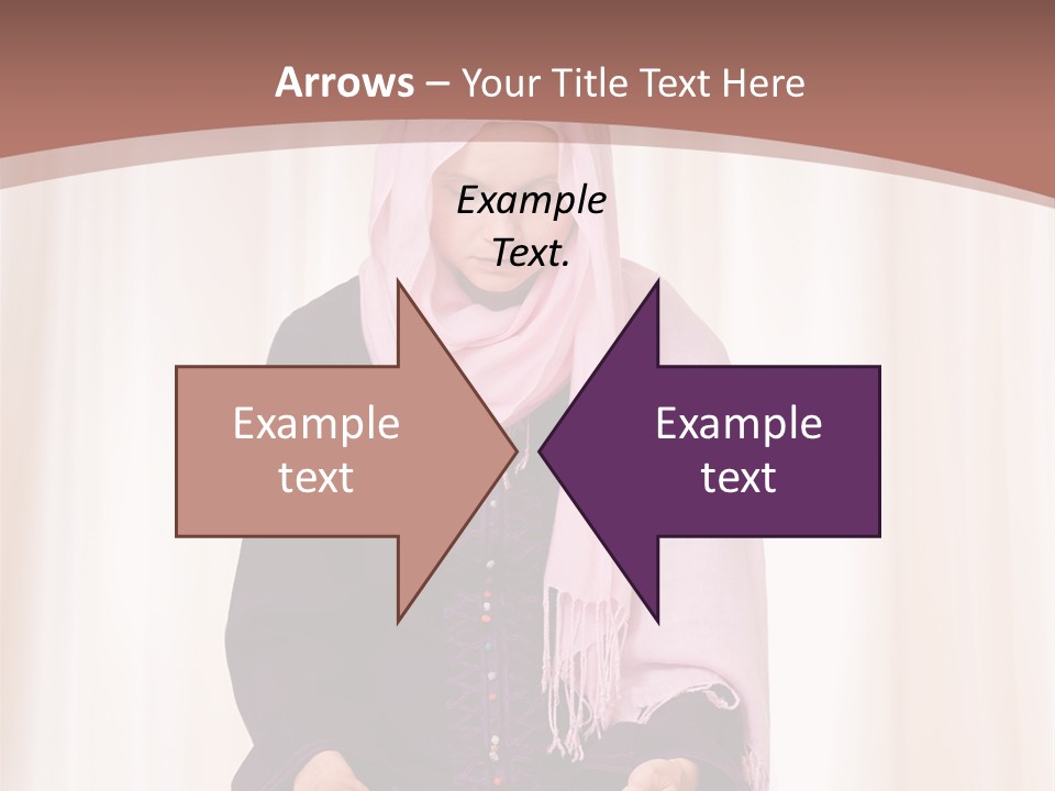 Woman Muslim Quran PowerPoint Template