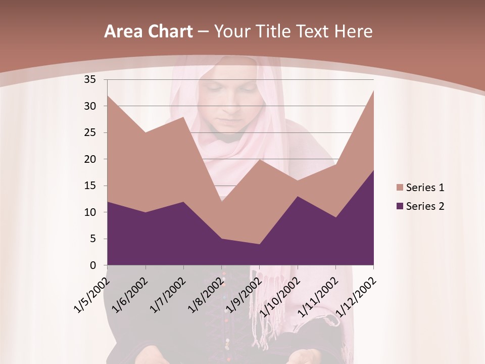 Woman Muslim Quran PowerPoint Template