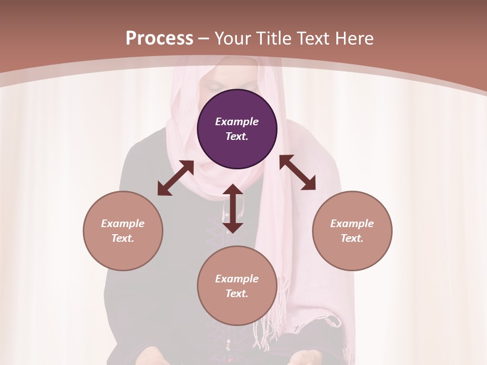 Woman Muslim Quran PowerPoint Template