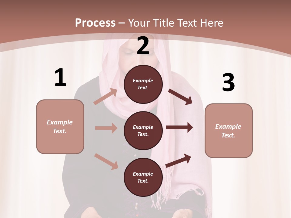 Woman Muslim Quran PowerPoint Template