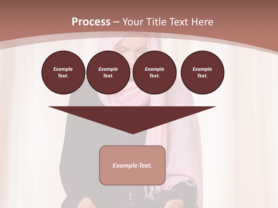 Woman Muslim Quran PowerPoint Template