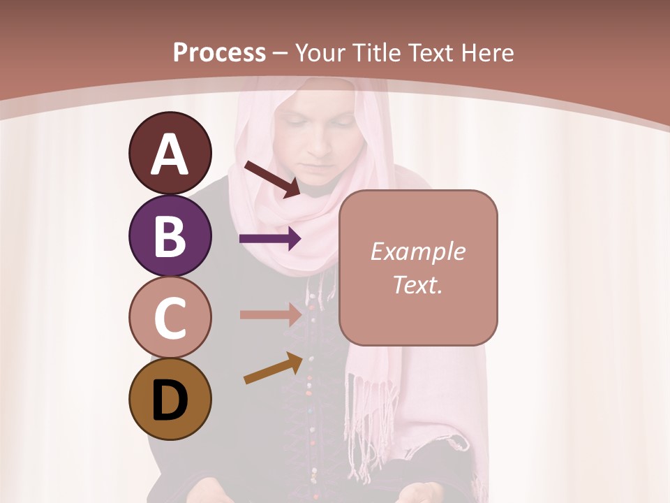 Woman Muslim Quran PowerPoint Template