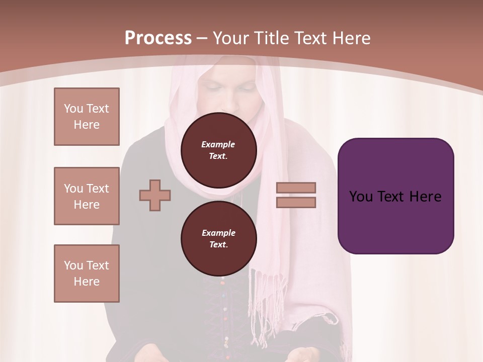 Woman Muslim Quran PowerPoint Template
