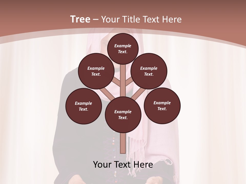 Woman Muslim Quran PowerPoint Template