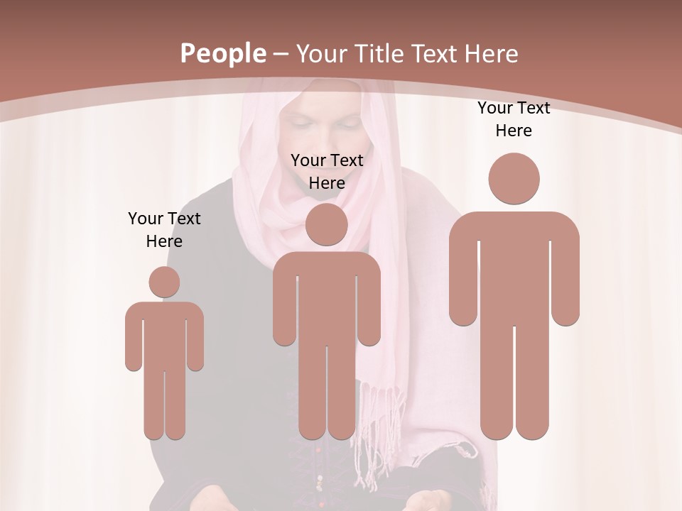 Woman Muslim Quran PowerPoint Template