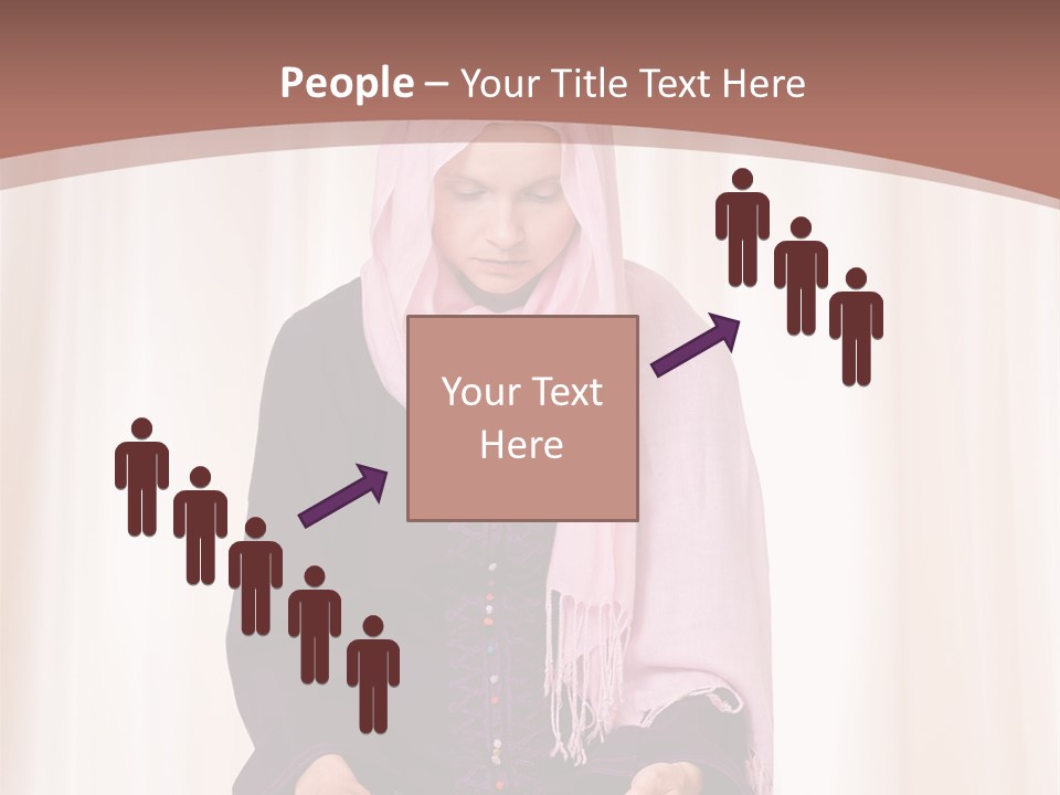 Woman Muslim Quran PowerPoint Template