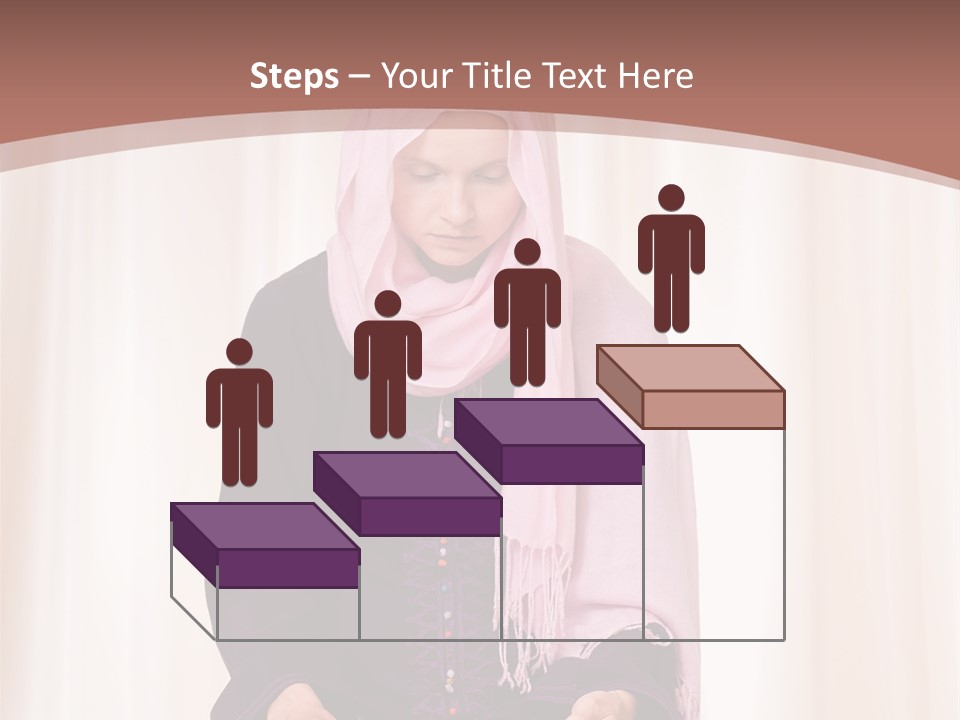 Woman Muslim Quran PowerPoint Template