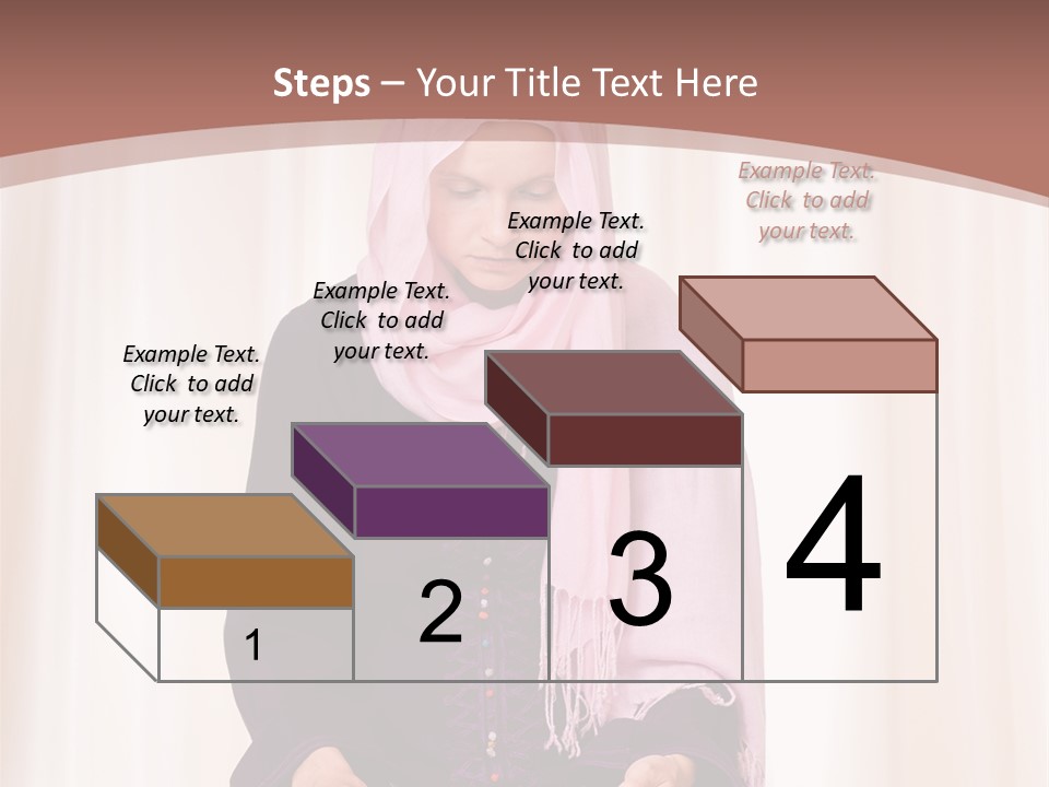 Woman Muslim Quran PowerPoint Template