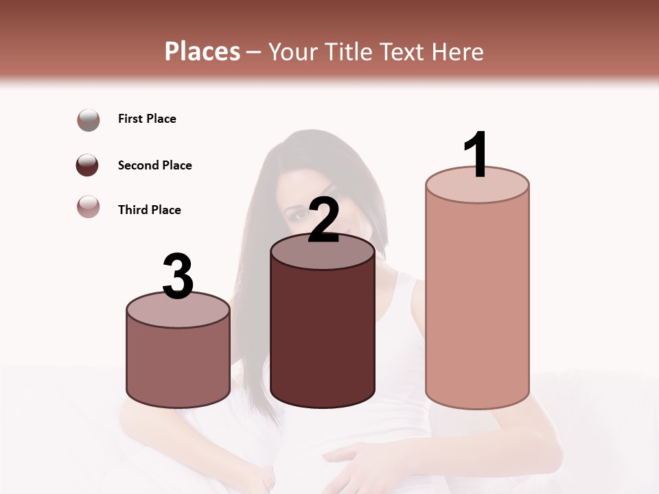 Feminine Parenthood Smile PowerPoint Template