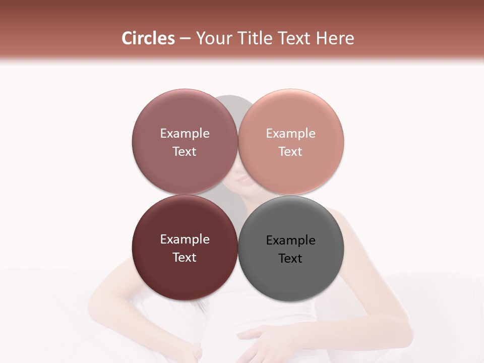 Feminine Parenthood Smile PowerPoint Template