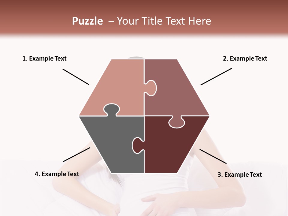 Feminine Parenthood Smile PowerPoint Template