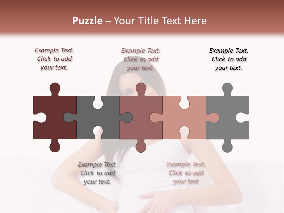 Feminine Parenthood Smile PowerPoint Template