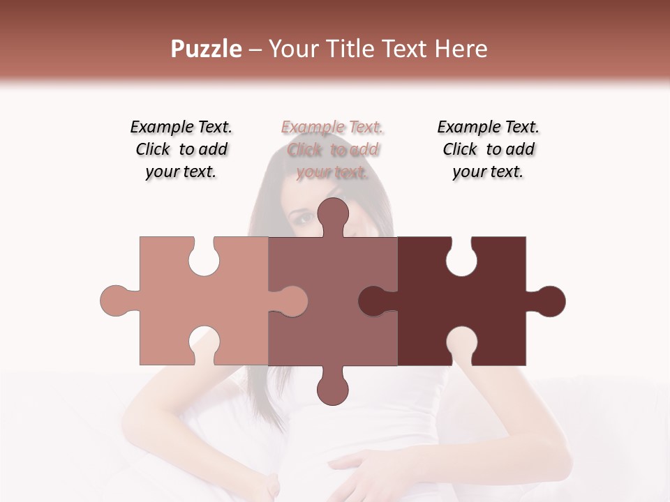 Feminine Parenthood Smile PowerPoint Template