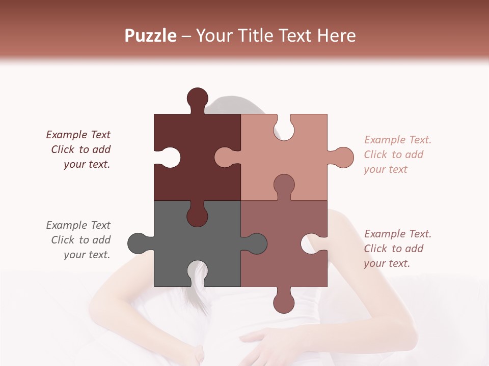 Feminine Parenthood Smile PowerPoint Template