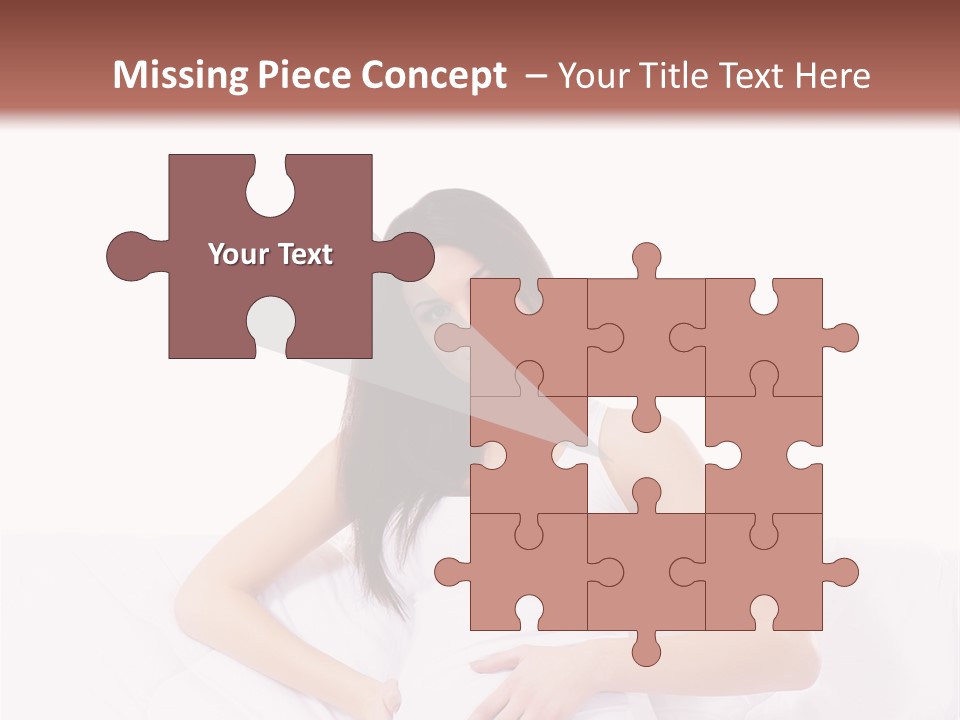 Feminine Parenthood Smile PowerPoint Template