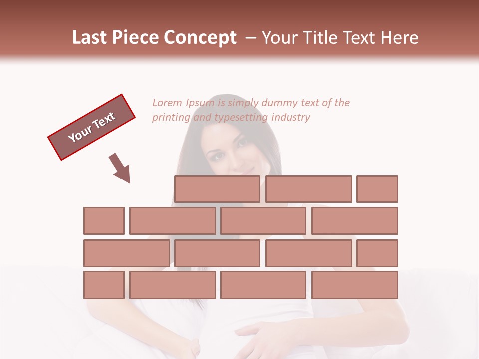 Feminine Parenthood Smile PowerPoint Template