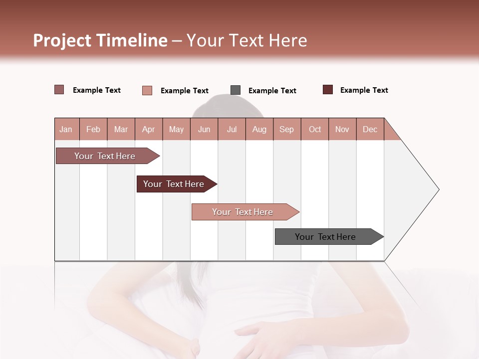 Feminine Parenthood Smile PowerPoint Template