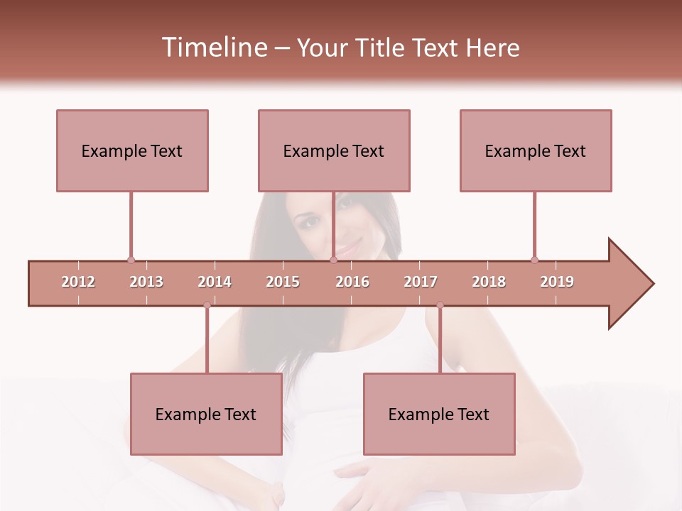Feminine Parenthood Smile PowerPoint Template