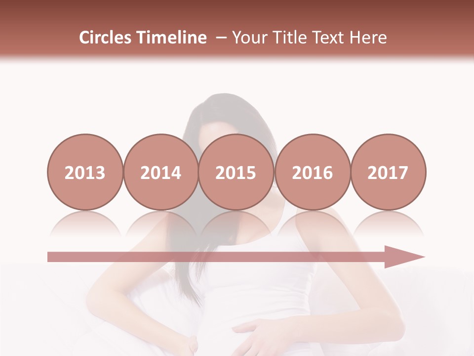 Feminine Parenthood Smile PowerPoint Template