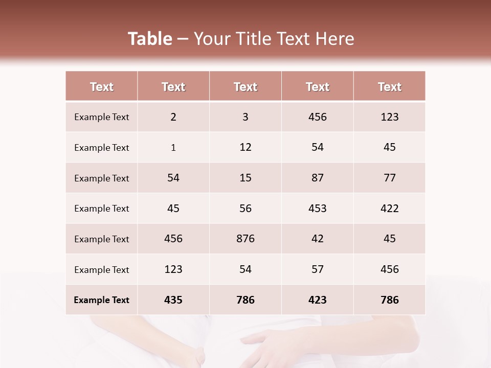 Feminine Parenthood Smile PowerPoint Template
