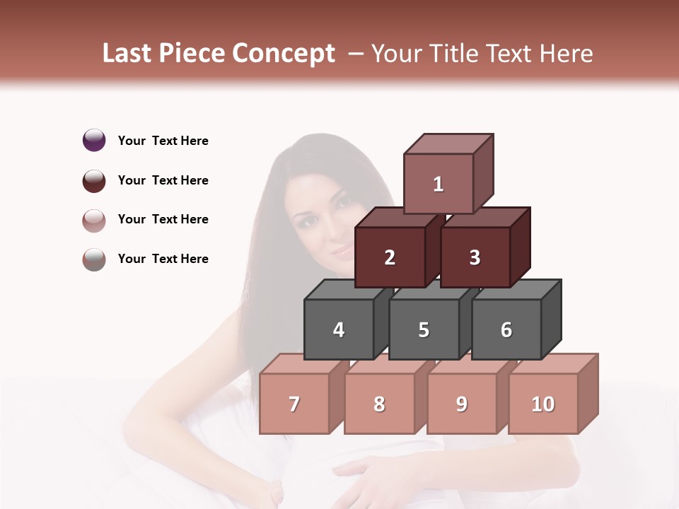 Feminine Parenthood Smile PowerPoint Template