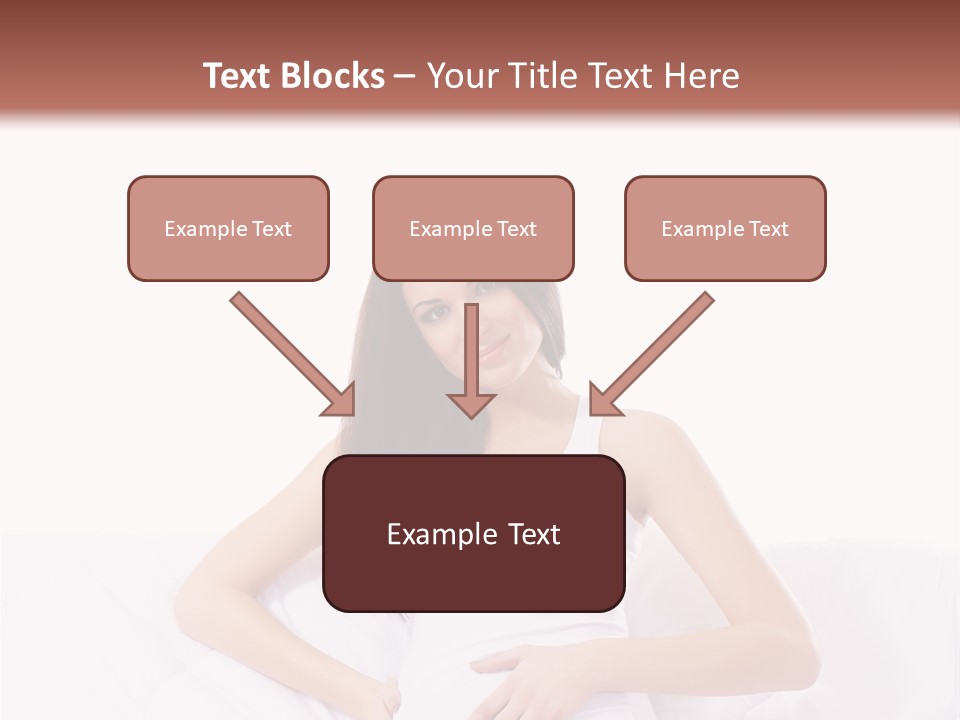 Feminine Parenthood Smile PowerPoint Template