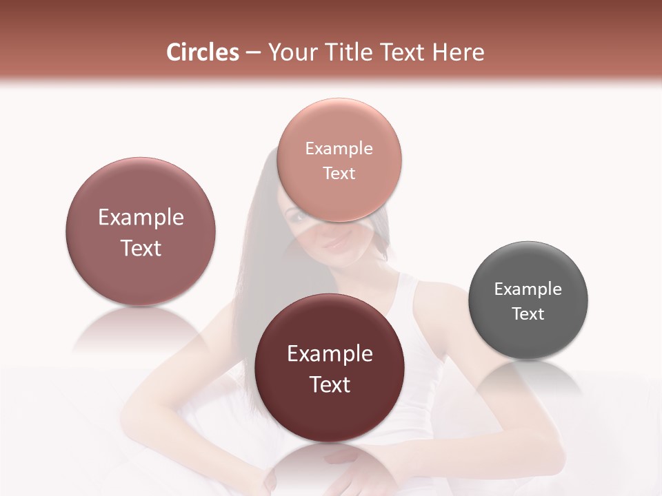 Feminine Parenthood Smile PowerPoint Template
