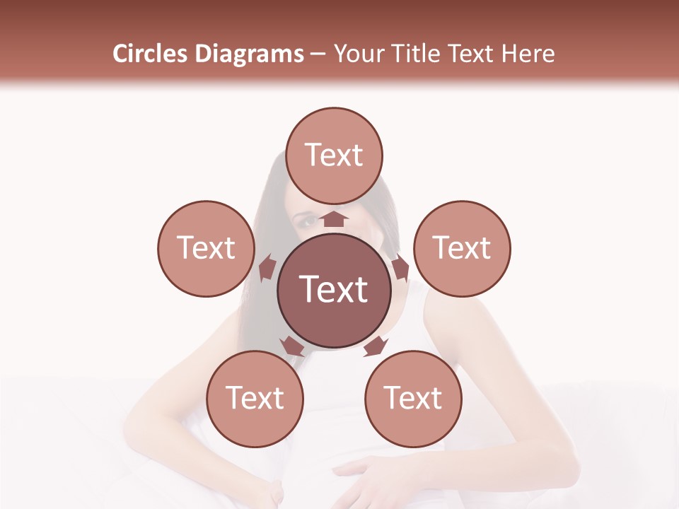 Feminine Parenthood Smile PowerPoint Template