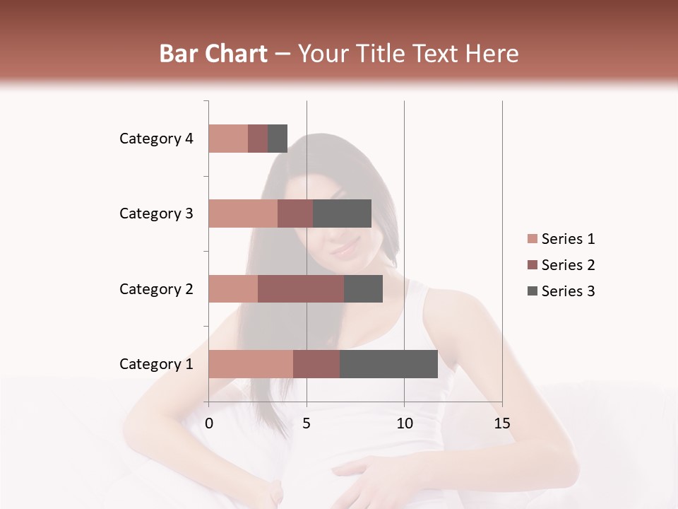 Feminine Parenthood Smile PowerPoint Template