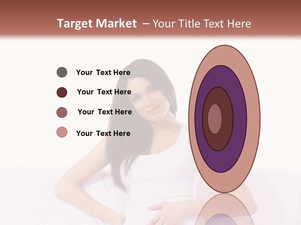 Feminine Parenthood Smile PowerPoint Template