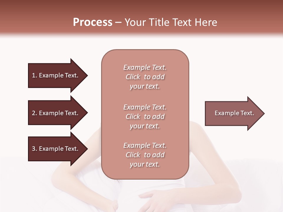 Feminine Parenthood Smile PowerPoint Template