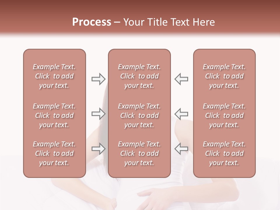 Feminine Parenthood Smile PowerPoint Template