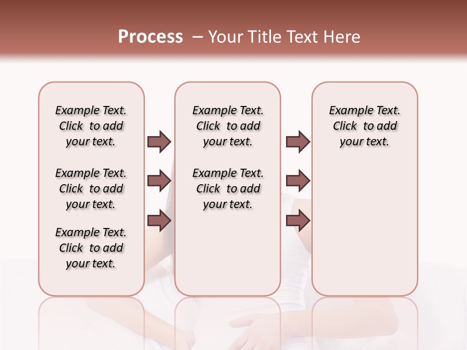 Feminine Parenthood Smile PowerPoint Template