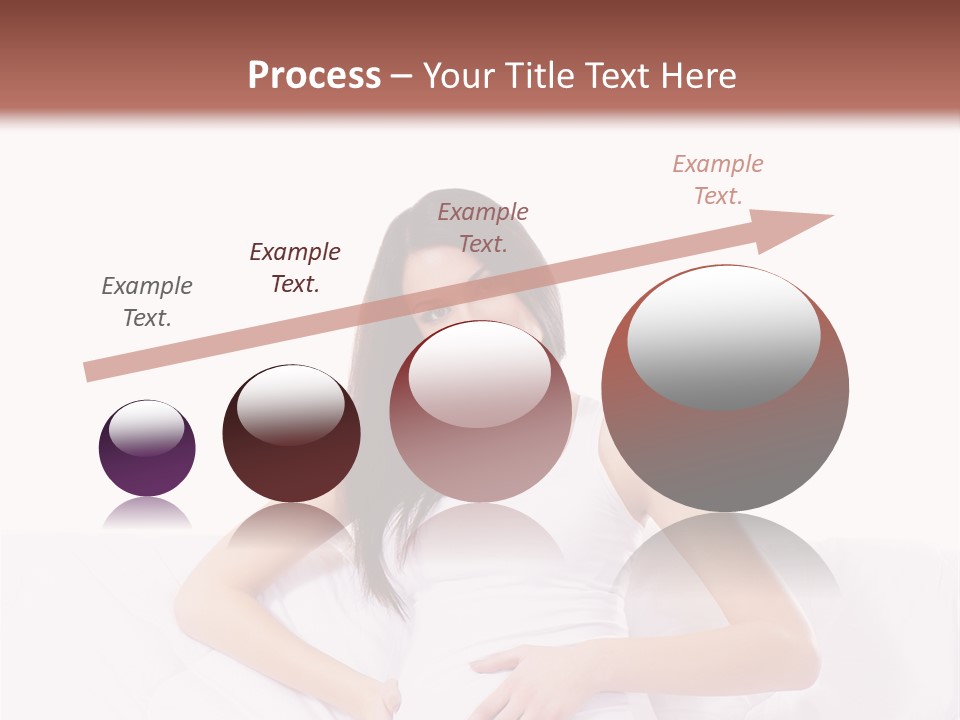 Feminine Parenthood Smile PowerPoint Template
